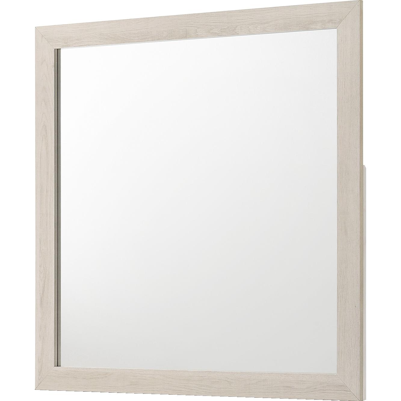 Crown Mark Atticus B6982-11 Dresser Mirror - White IMAGE 1